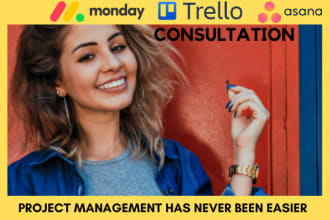 be your consultant for monday com trello asana project
