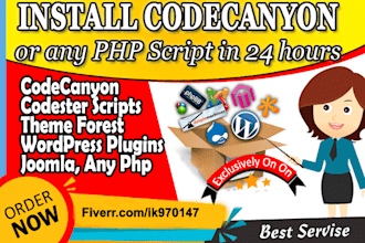 codecanyon PHP script installation customization