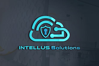 design crypto, cyber security tech, technology logo