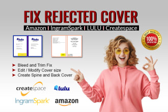 format resize edit fix book cover for amazon kdp ingramspark lulu