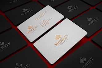 design professional creative business card with qr code