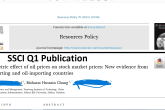 publish ssci, scie, scopus article in finance and economics