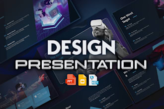 design powerpoint presentation, pitch deck, google slides