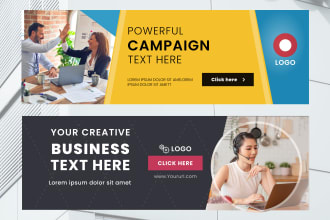 design animated HTML5 banner ads, gifs for google display