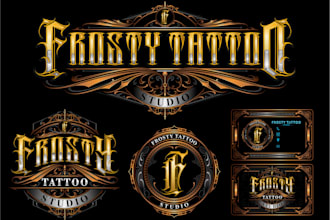 make your logo tattoo shop and brand equipment