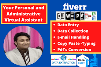be a personal and administrative virtual assistant