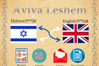 translate english to hebrew and hebrew to english