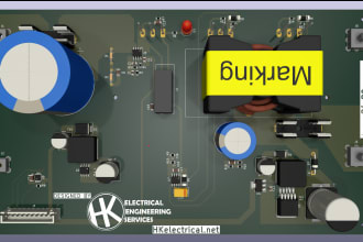 do circuit design and pcb board with 3d