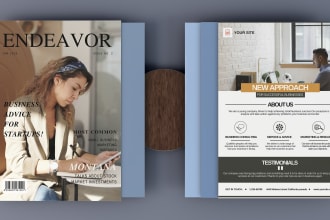 create business flyers, leaflets, corporate