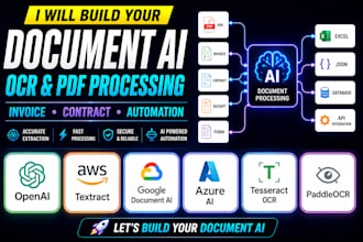 build ai document processing ocr PDF invoice contract extraction automation