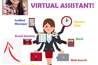 do lead generation for any industry, data entry, socmed assist