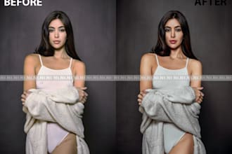 professional portrait image editing