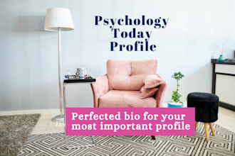 write your psychology today profile personal statement