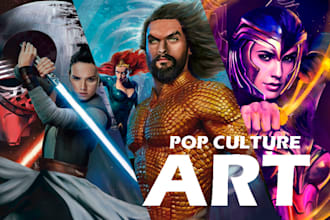 paint exceptional pop culture portraits