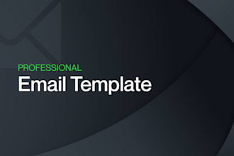 create a professional email template