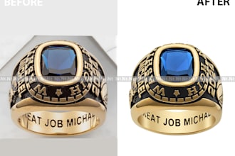 jewelry photo editing and