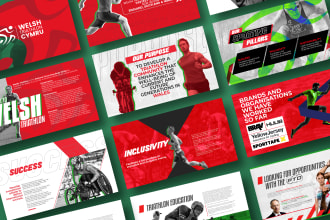 do modern and professional powerpoint presentation design