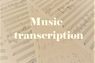 transcribe your music to score, tab or midi