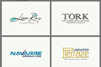 design modern type of logo for your company
