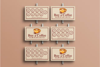 design loyalty card, gift card, gift voucher for your brand