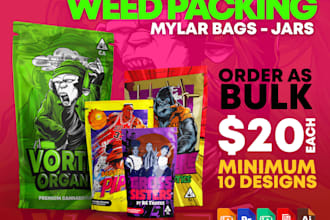undertake bulk label orders for your weed products