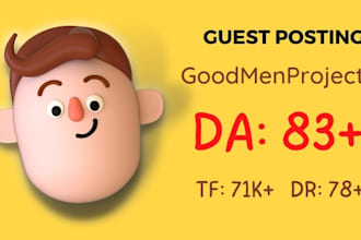 do guest posting on goodmenproject high da, traffic blog