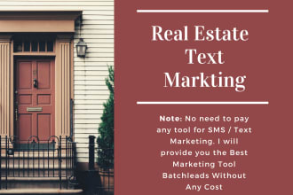 do real estate SMS marketing for motivated sellers