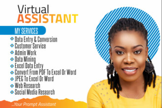 be your prompt virtual assistant for all your admin support