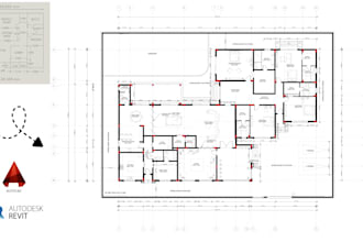 redraw floor plan and create construction drawings as draftsman