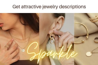 write attractive jewelry descriptions that sell instantly