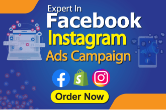 be your facebook ads campaign manager and run fb ads campaign with ig ads