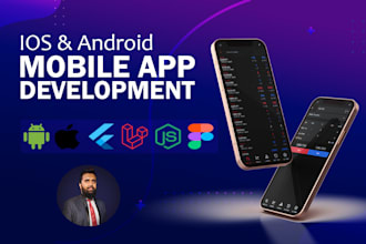 develop ios and android mobile apps in flutter,  capacitor