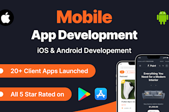 create android and IOS apps, mobile app developers