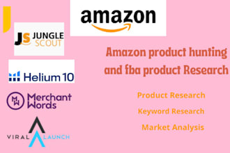 do amazon product hunting for fba and product research