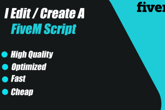 create or fix a custom fivem script
