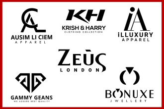 design a creative monogram logo with initial letters