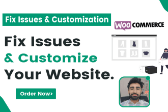fix woocommerce issue and customize woocommerce store