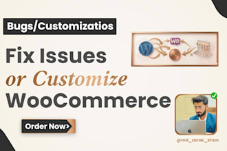 fix woocommerce issue and customize woocommerce store