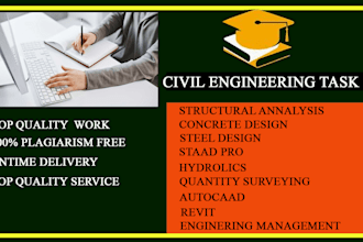help for civil engineering task
