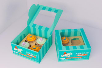 do product packaging box design with 3d mockup