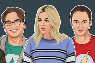create realistic and detailed vector portrait from your photo