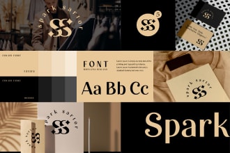 create custom logo and clothing brand identity guidelines