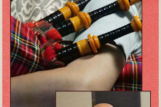 your musical project comes to life with my bagpipes and flutes
