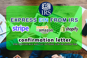 get your ein tax id for solo or llc from the irs in 24h