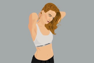 do vector tracing, recreate your image, logo perfectly