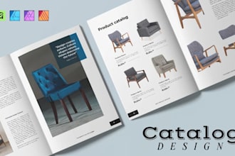 design digital catalog, magazine, lookbook, portfolio