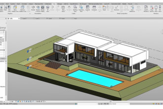 make revit,sketchup model and render it with lumion