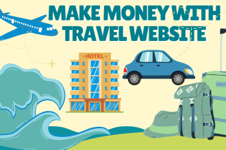 build automated travel affiliate website for passive income