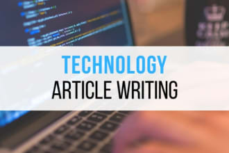 write technology related research articles technical reports