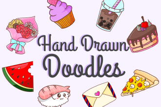 draw cute doodle art like your request in my style